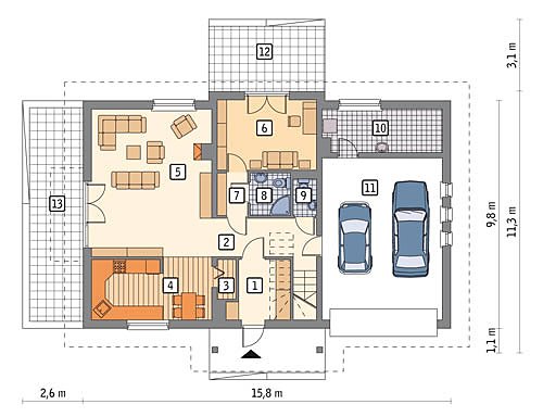 Alltags-Haus - Variante II