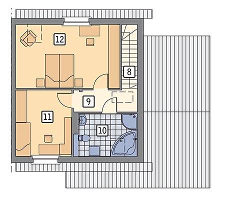 Mały Dom Bliźniczy — projekt z paneli SIP