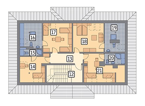 Commercial-Service Building Nord Haus with Guest Rooms