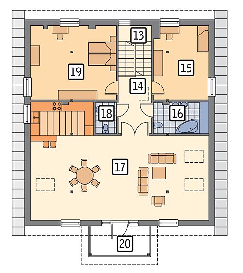 Commercial-Residential Complex with Flexible Adaptation