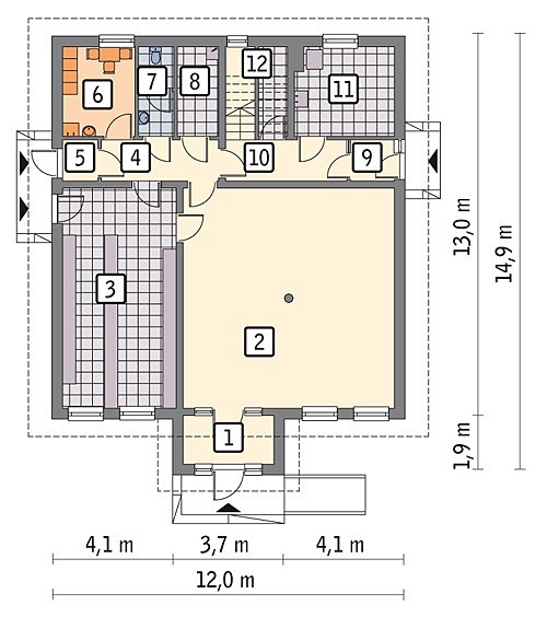 Commercial-Residential Complex with Flexible Adaptation