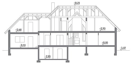 Herrenhaus – Variante I (mit Keller)