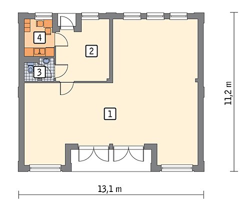 Nord Haus Universalgebäude für Serviceeinrichtungen