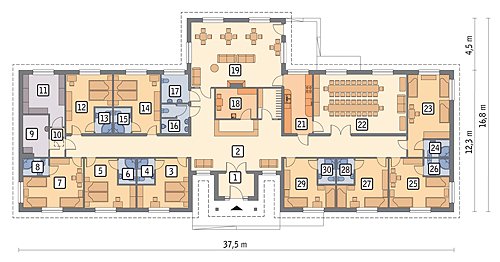 Centre Polyvalent Nord Haus 406 m²