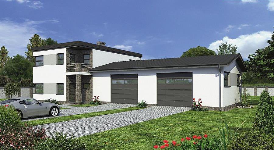 Service Center with Integrated Residential Unit