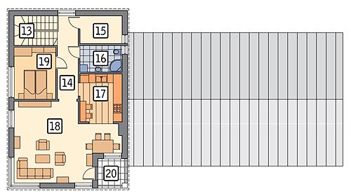 Service Center with Integrated Residential Unit
