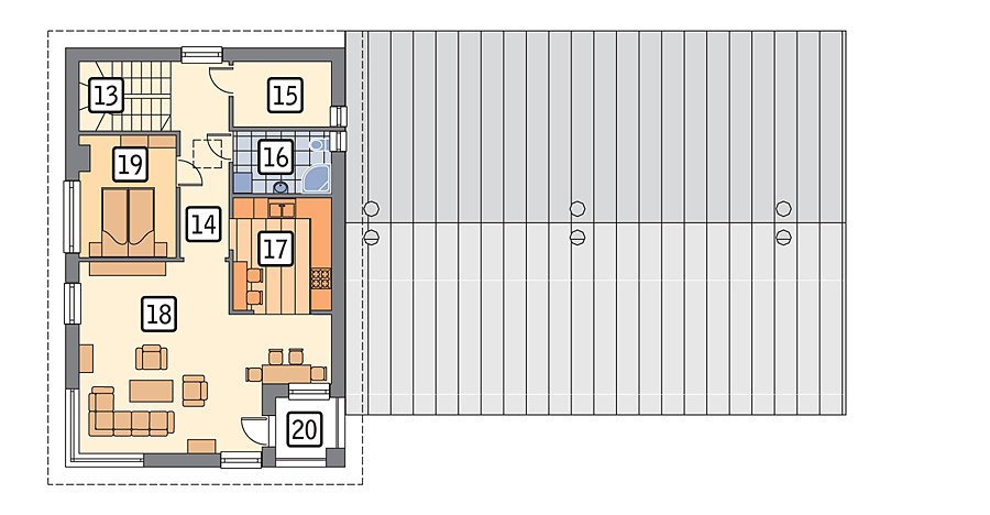Service Center with Residential Apartments