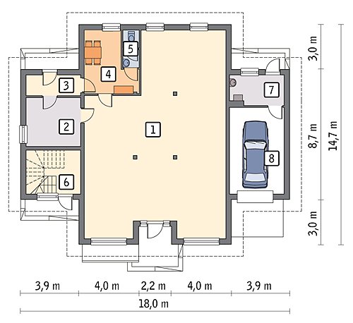 Budynek mieszkalno-usługowy Nord Haus